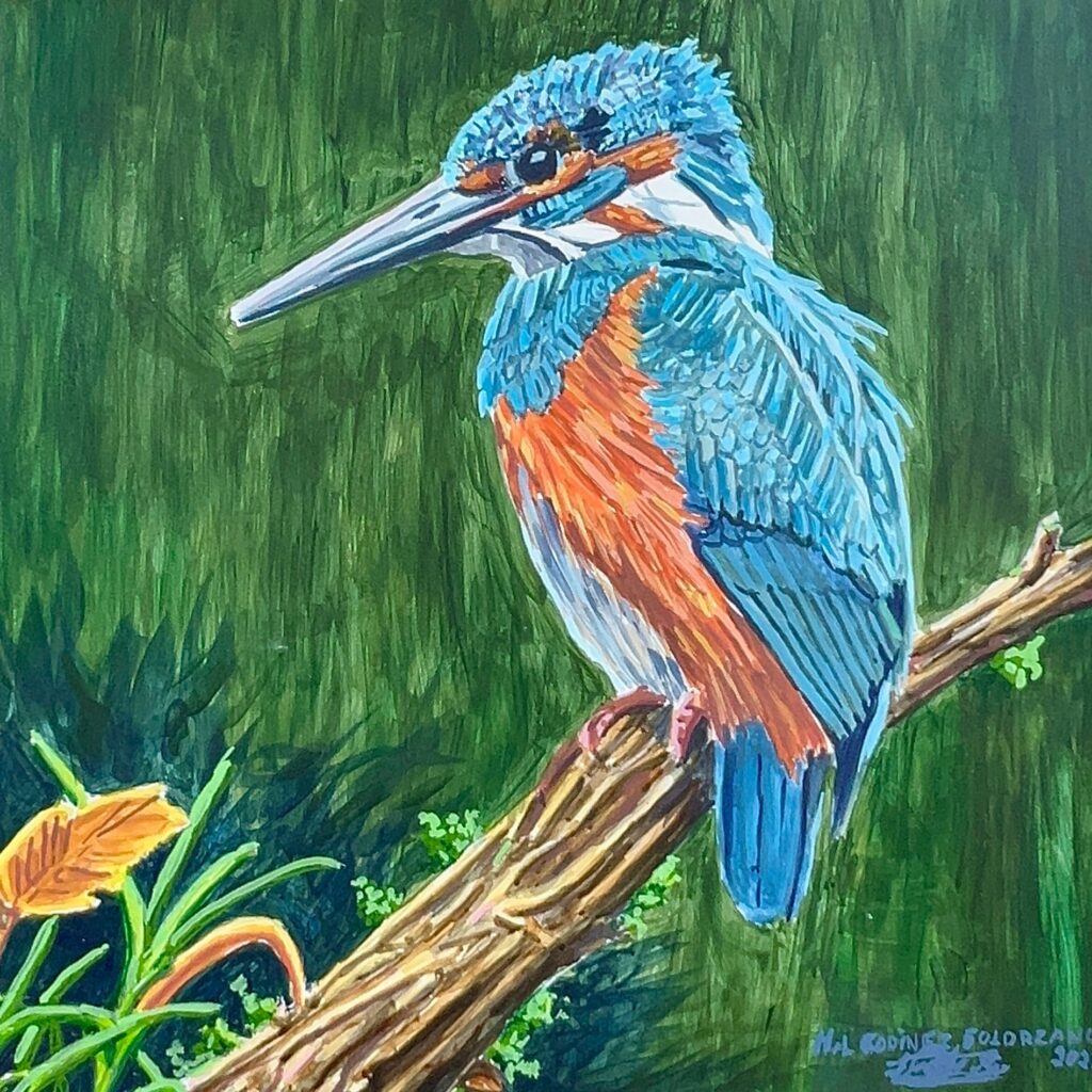 17-Acryl Auf Karton 30x30 cm.