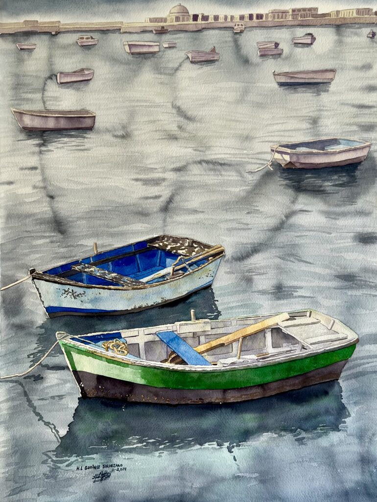 55-Aquarell 76x56 cm.