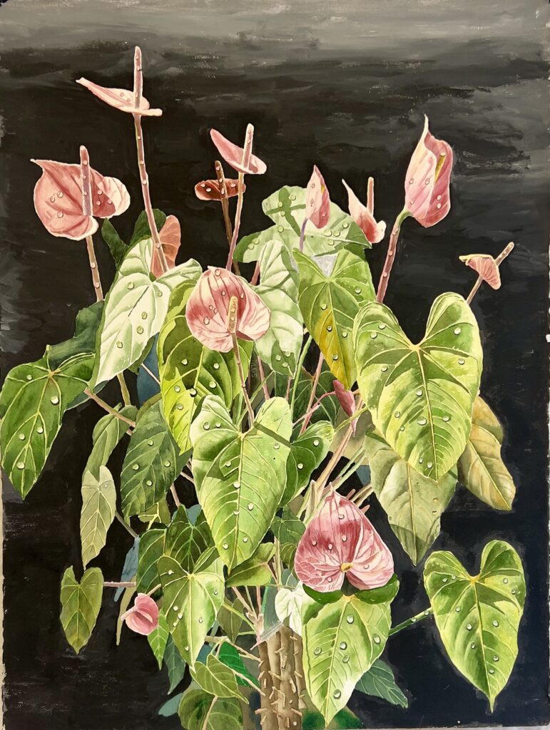 61- Mischtechnik 76x56 cm.