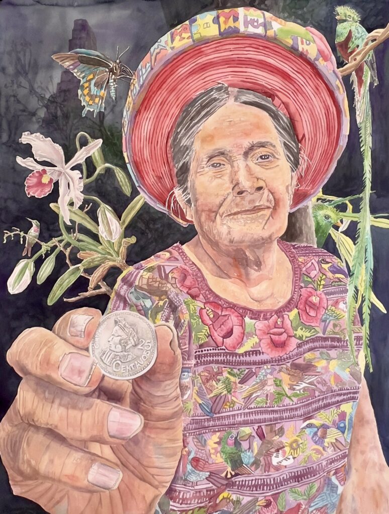 5-Aquarell 113x85 cm.