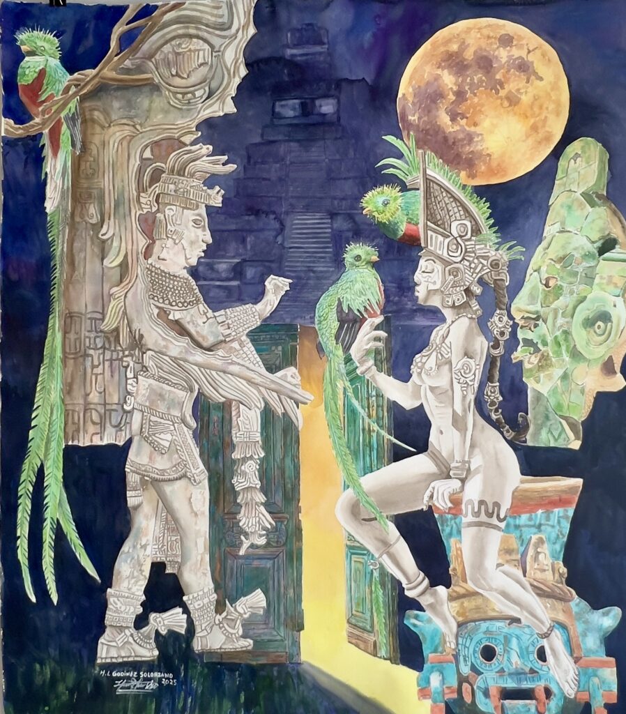 6-Aquarell 113x99 cm.