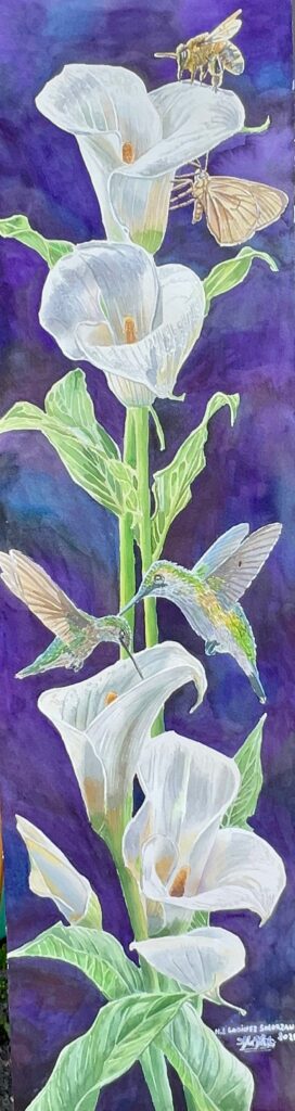 25-Aquarell 113x31 cm.