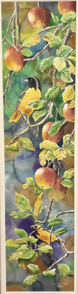 70-Aquarell 130x33 cm.