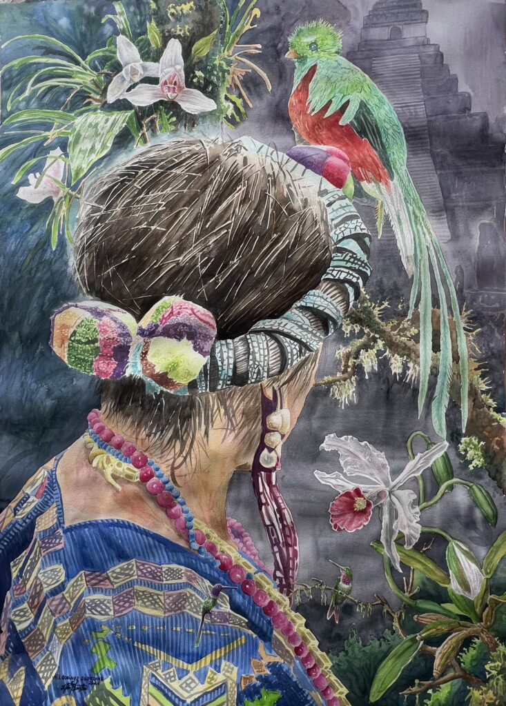 4-Aquarell 113x79 cm.