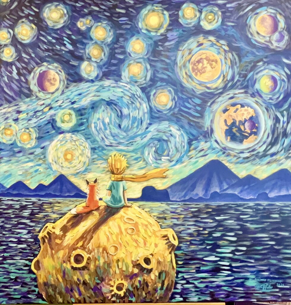 Acryl auf Leinwand 100x100 cm.